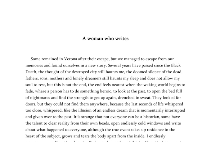 write articles, novels, fiction books and blogs